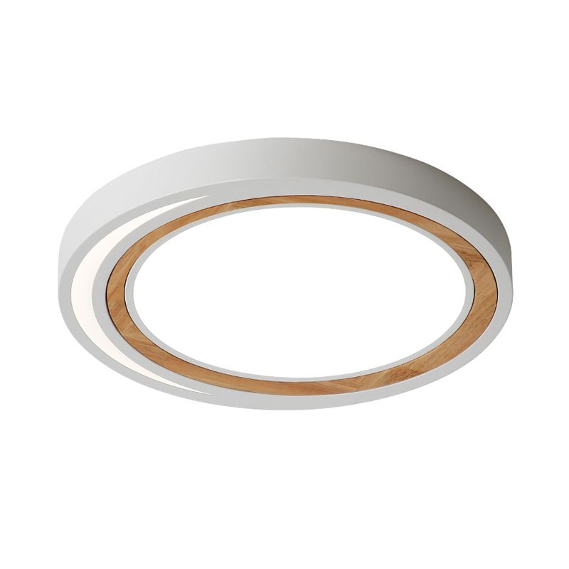 Acrylique Circle LED Ceiling Mount Light Macaron Style Ceiling Lamp for Boys Girls Bedroom