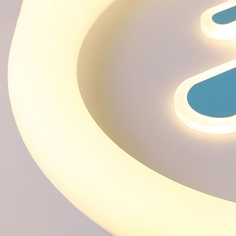 Children Flush Mount Lighting Contemporary LED Ceiling Light for Home