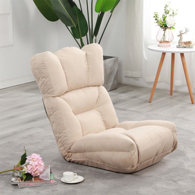 Modern Armless Chair, Cotton Blend Upholstered Accent Chair, 20"(W) X 23"(D) X 33"(H)