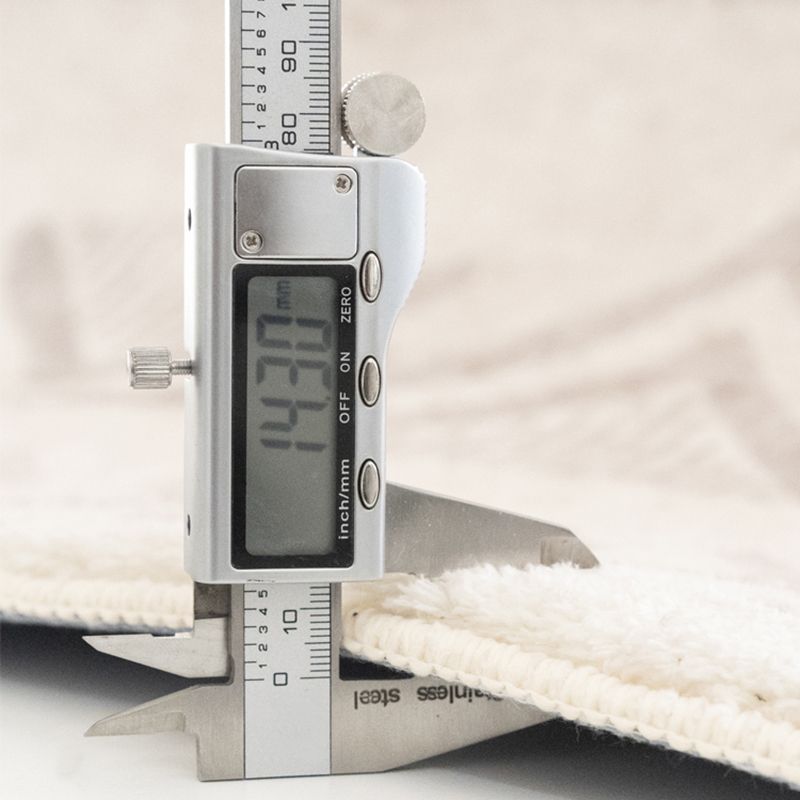 Fancy Modern Rug Grey Polyester Area Rug Geometric Print Anti-Slip Rug for Drawing Room