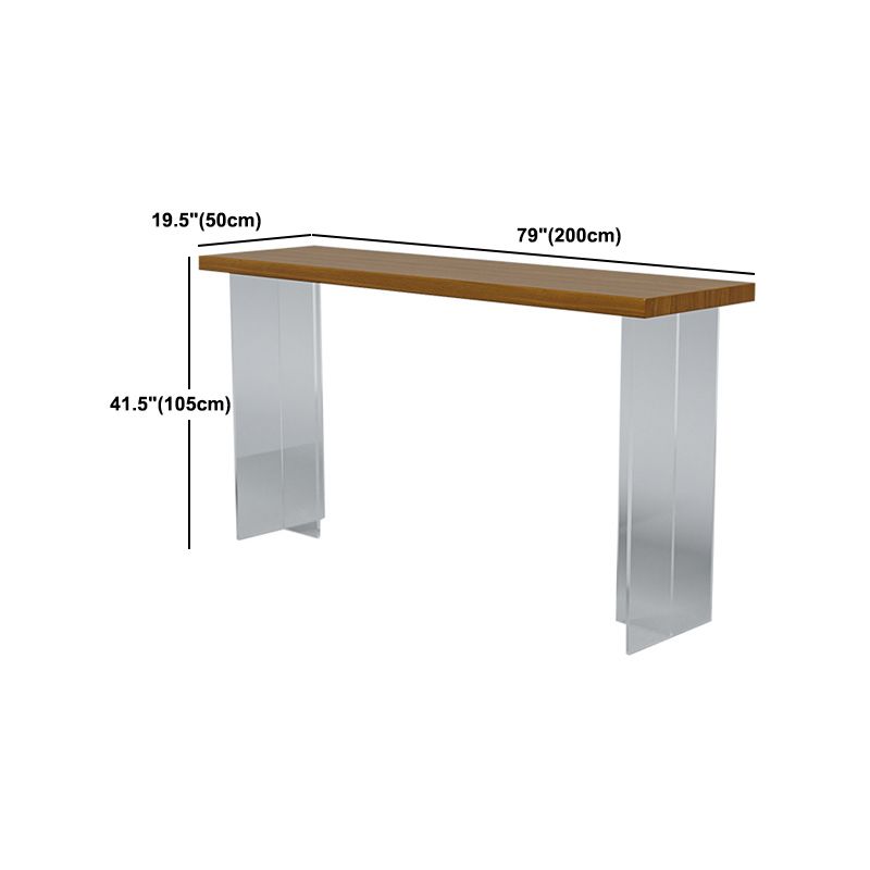 1/2/3/5/7 Piece Pub Dining Set Modern Natural Wood Pub Dining Set