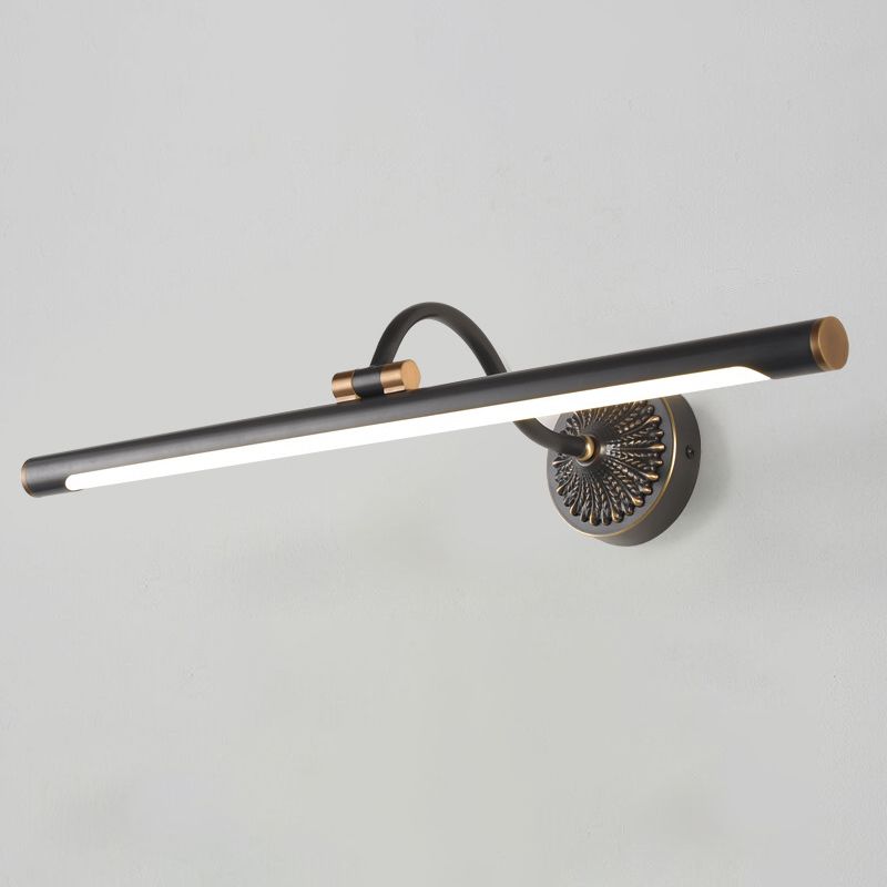 Linear Shower Room Wall Lighting Fixture Metal LED Simplicity Wall Mounted Light