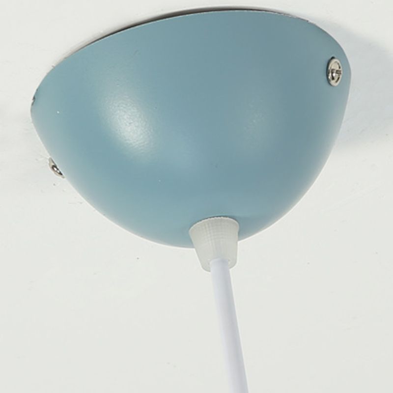 Couvre-pot Forme de suspension Éclairage de style moderne Métal 1 pendentif léger pour salle à manger