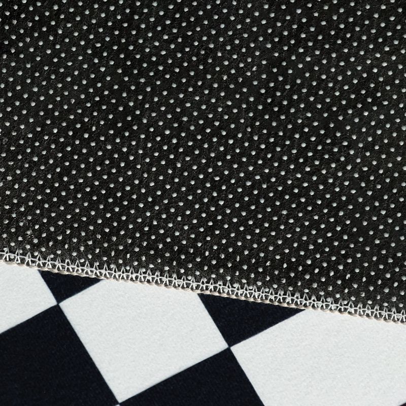 Green Modern Carpet Blending Lattice Carpet Stain Resistant Carpet for Living Room