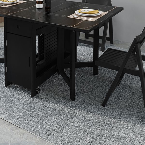 Contemporary Style Rectangle Furniture Trestle Base Dining Table (only Table)