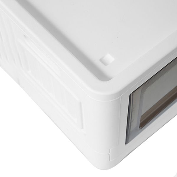 Contemporary Plastic Storage Cabinet Hinged Wardrobe Cabinet