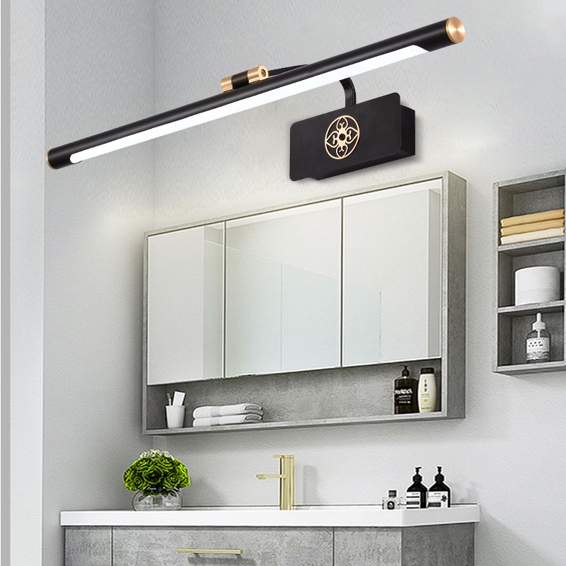 Moderne minimalistische stijl buizen muur gemonteerd ijdelheid lichten metaal 1 licht ijdelheid verlichting ideeën voor badkamer