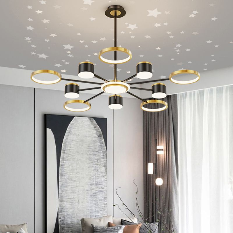 Geometrische ophanging hanglampen moderne verlichting kroonluchters metaal kroonluchter