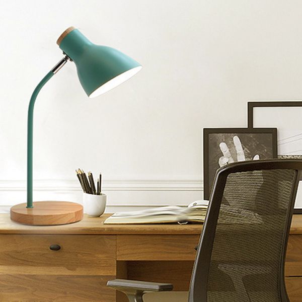 Lampade da tavolo da notte geometriche in metallo 1 Modern Light Light Light