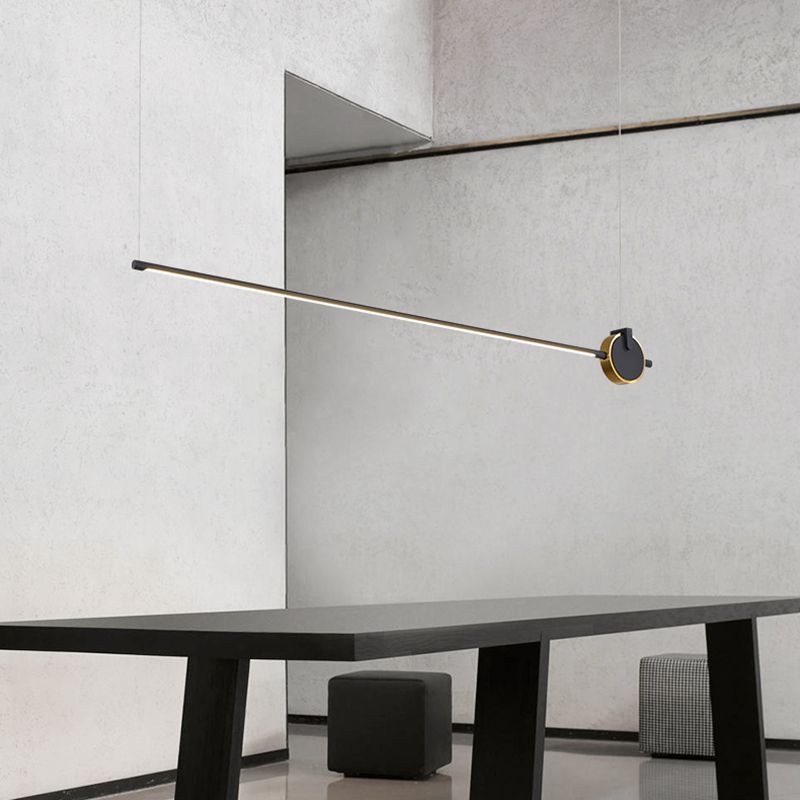 Éclairage d'éclairage à île moderne 1 Light Suspension LED de restaurant Light avec une teinte acrylique