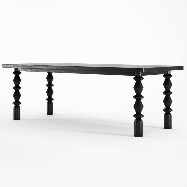 Simplicity Style Home Pine Solid Wood Dining Table Round Shape Table with 4 Legs Base