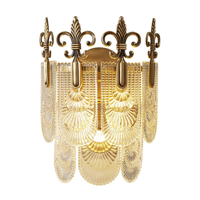 Multiple-Light Geometric Wall Sconce Light Modern Crystal Wall Sconce Lighting