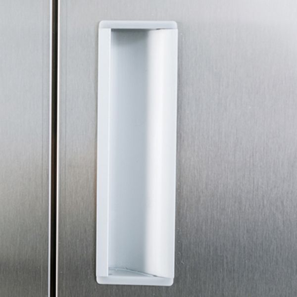 35.5"L x 16.5"W x 71"H Hinged Door Storage Cabinet Contemporary Cabinet with Metal Doors