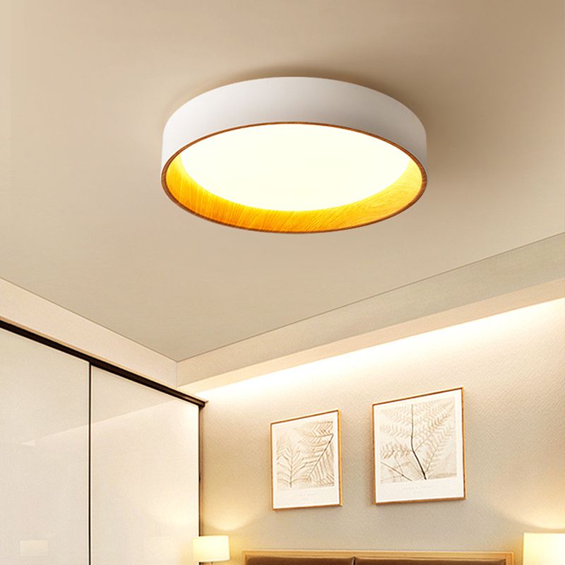 White Modernism Ceiling Light LED Flush Mount Lighting for Home Hallway