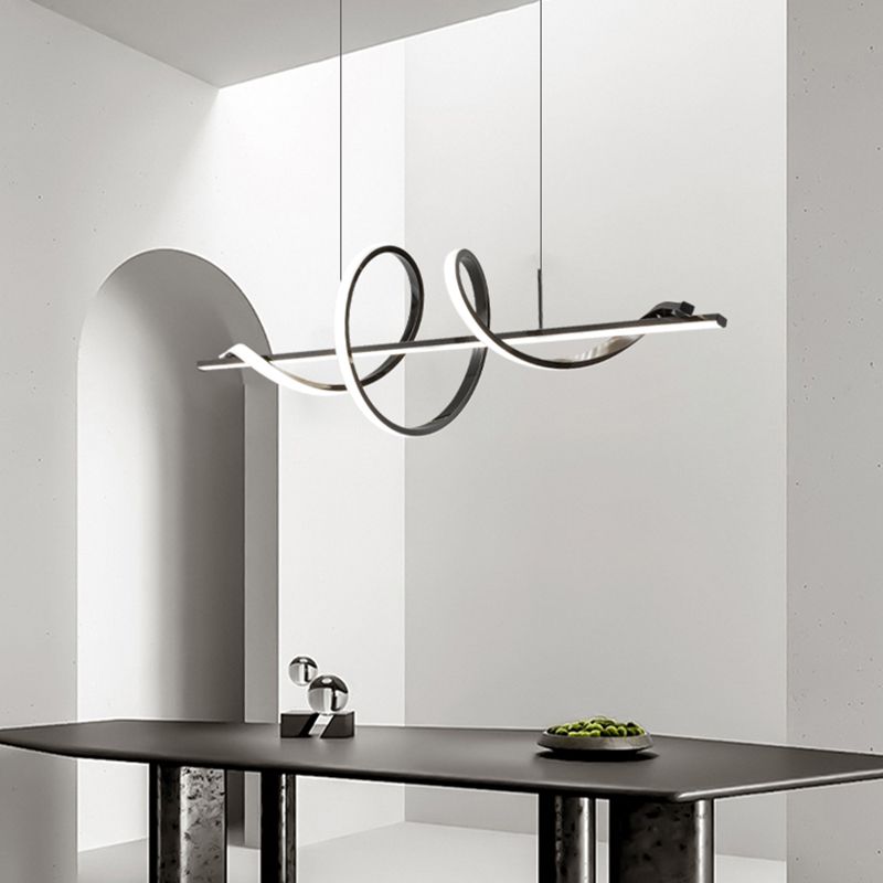 Modern Style Pendant Lighting Fixtures Black/Gold Island Lighting Ideas for Kitchen