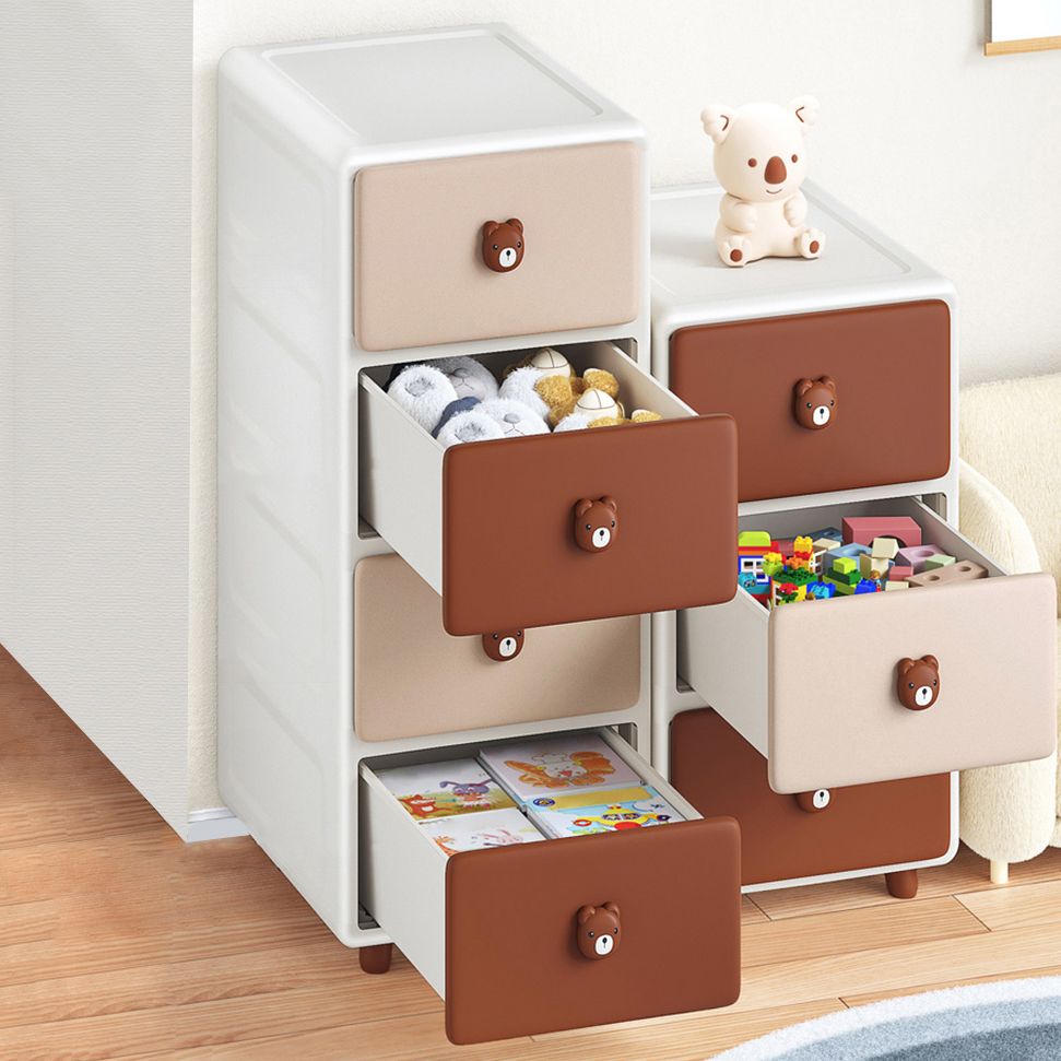 Contemporary Storage Cabinet with Legs Non-Hanging Armoire for Home