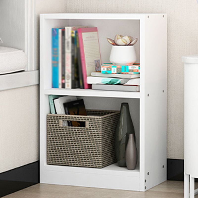 Modern Style Bookcase Closed Back Rectangular Shelf Bookcase for Study Room