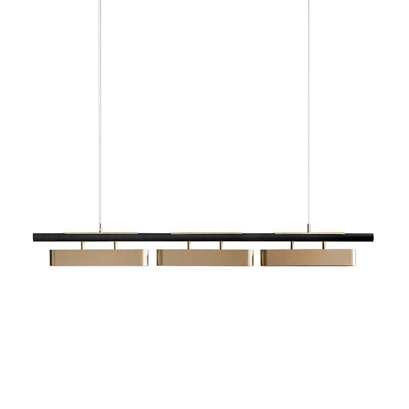 Modern Kitchen Pendant Lights Stainless Steel Island Light in Black and Gold
