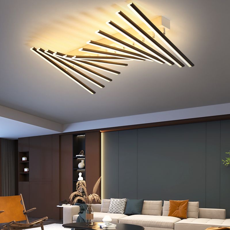 Modern Flush Ceiling Lights Linear Flush Mount Lighting Led Flush Mount Ceiling Lights