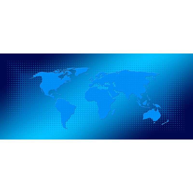 Beautiful Illustration Mural Wallpaper World Map Sitting Room Wall Mural