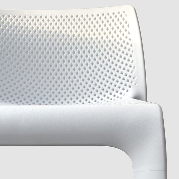 Modern Style Bar Stool Plastic Backrest Bar Stools for Dining Room