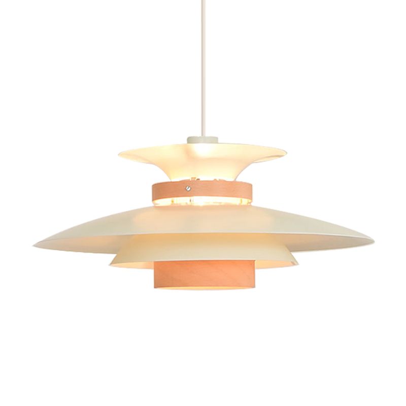 Shop Bookstore UFO Light Metal One Light Creative Creative Pendant Light with Regolable Cord