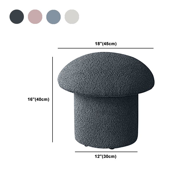 Contemporary Ottoman Tufted Mildew Resistant Mildew Resistant Velvet Specialty Ottoman