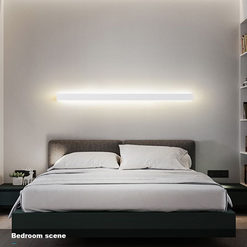 Linearer Schatten Metall Wandleuchter moderner Stil mit einem leichten Wand montiertes Licht