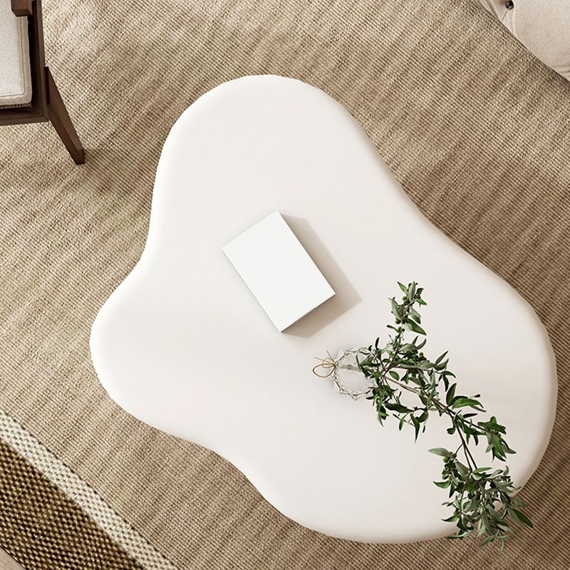 Scandinavian Coffee Table 4 Legs  & Free form Wooden in White