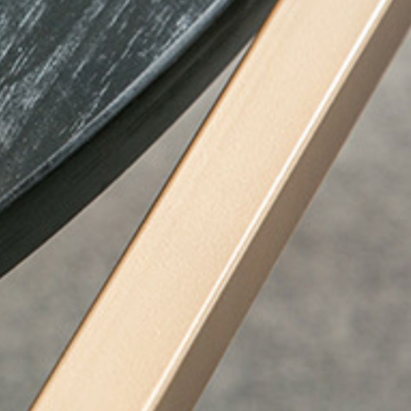 Solid Wood Rectangular Coffee Table Contemporary 1 Single Iron Frame Cocktail Table