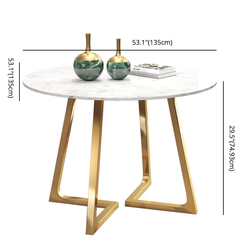 Scandinavian Style Fixed Dining¬†Room¬†Table¬†Set with 4 Legs Base Dining Furniture