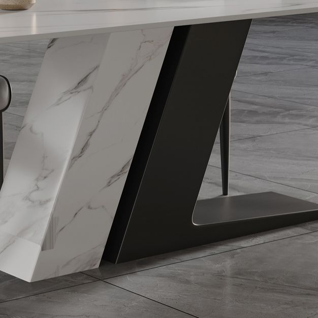 Modern Style 1/3/4/5/7 Pieces Dining Sintered Stone Dining Table Set for Kitchen