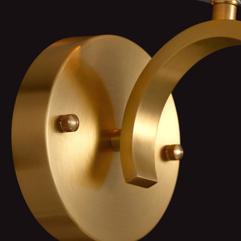 Unique Shape Wall Mount Light Fixture Modern Wall Mounted Lighting in Gold Fixture