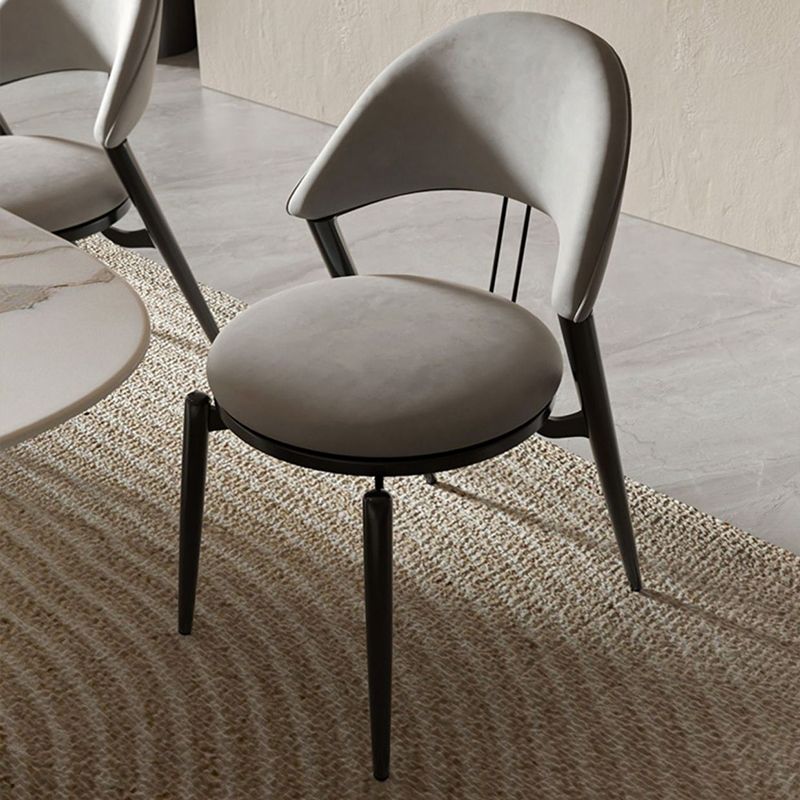 Industrial Side Chair Open Back Dining Room Chair for Dining Room