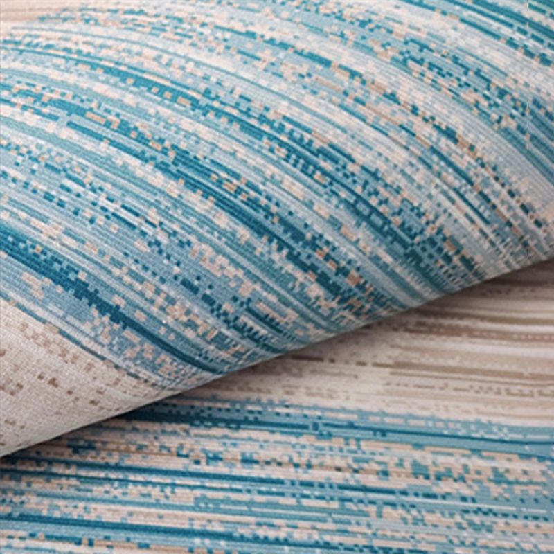 Contemporary Geometric Pattern Carpet Polyester Rug Non-Slip Backing Indoor Carpet for Living Room