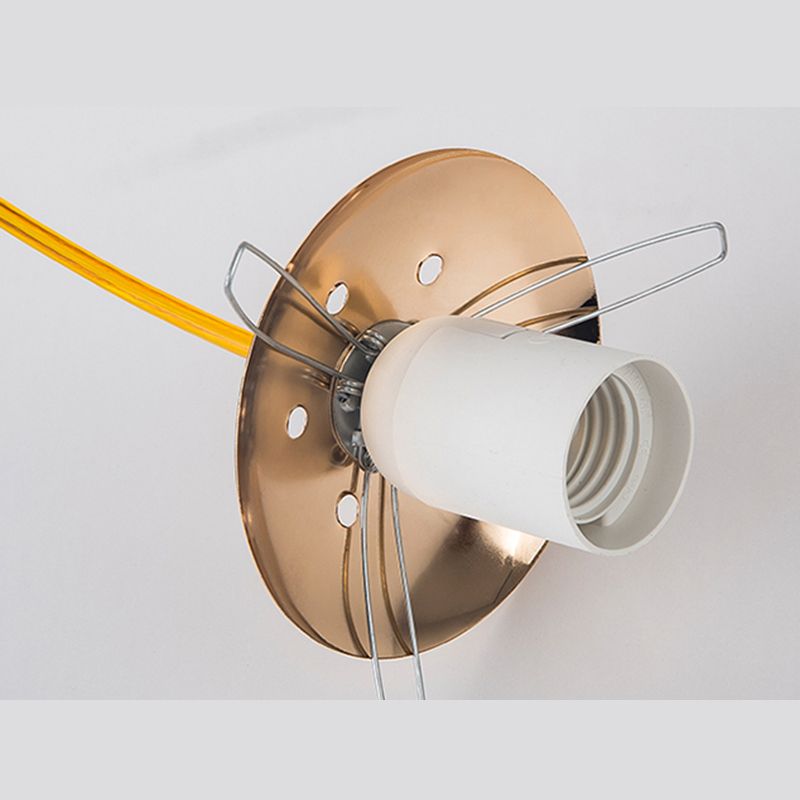 Globe Ceiling Pendant Light Simplicity Glass Dinning Room Pendant Light Kit in White