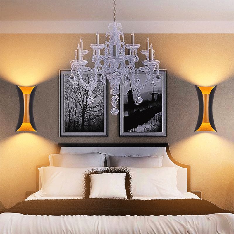 Lámpara de pared de simplicidad posmoderna de LED de 7.8 "H para el corredor de la galería