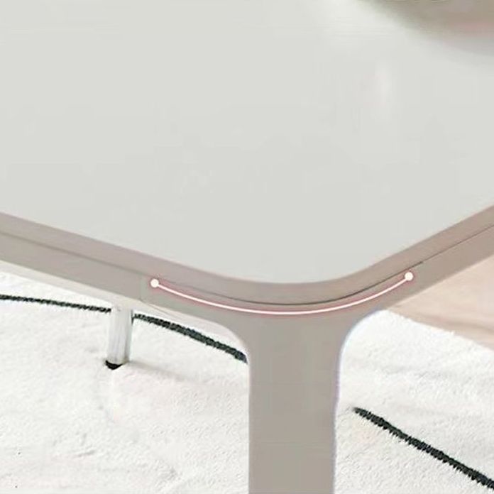 Modern 1/4/5/7 Pieces Furniture Rectangle Sintered Stone Dining Set in White