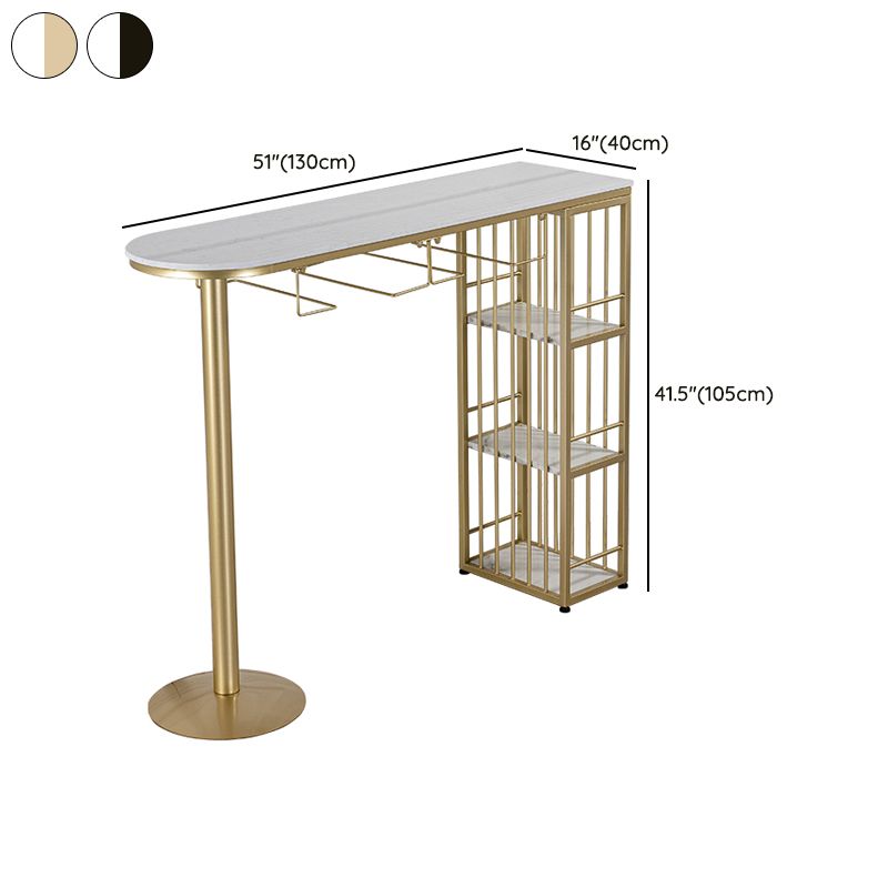 1/3 Pieces Counter Height Pub Set Contemporary Oval for Living Room