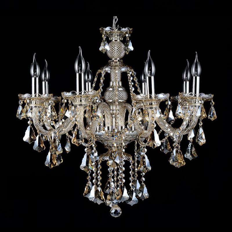 Crystal Strand Chandelier Éclairage