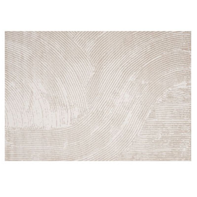 Natural Colorblock Rug Morandi Color Area Rug Polyester Easy Care Carpet for Bedroom