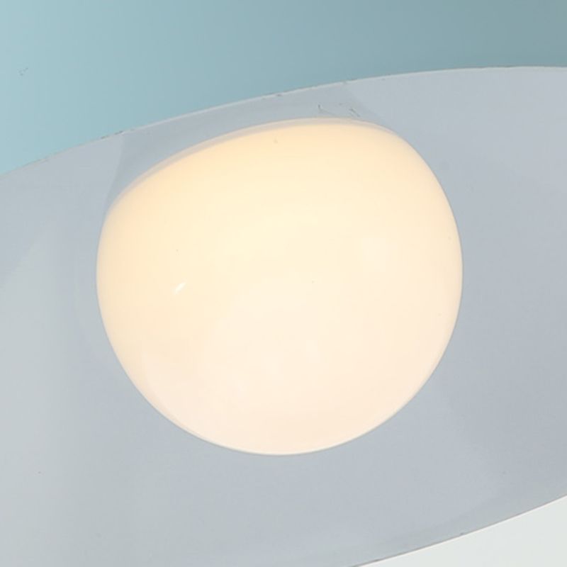 Cone Shape Hanging Lighting Modern Macaron Style Metal 1 Light Hanging Lamp for Restaurant