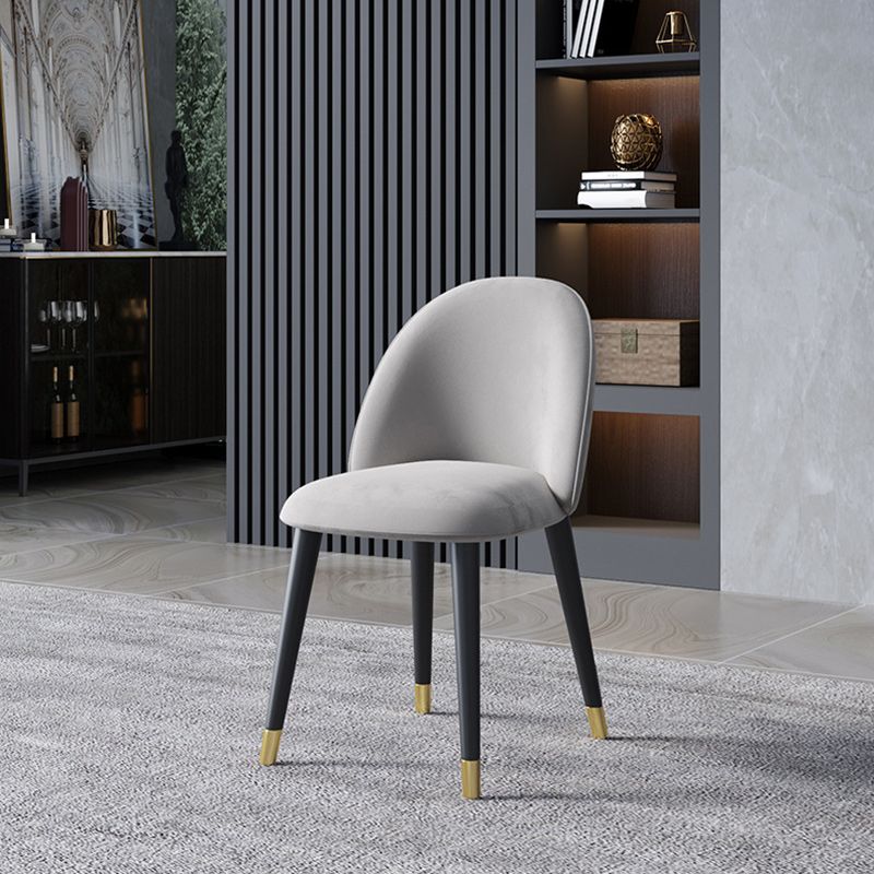 Glam Style 1/2/3/5/7 Pieces Dining Set White-gold Table Kitchen Set for Dining Room