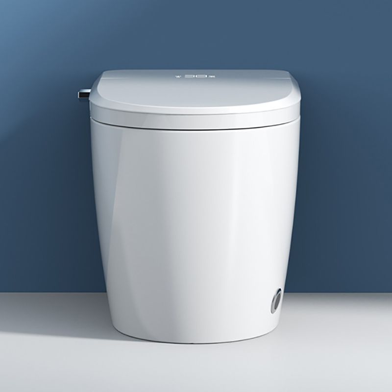 Contemporary Siphon Jet Toilet Bowl All-In-One Toilet with Vitreous China