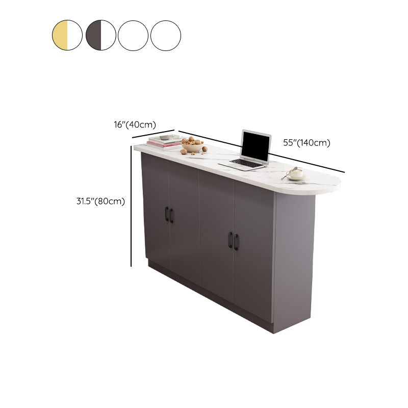 Contemporary Style Specialty Wood Bar Height Pub Table for Living Room