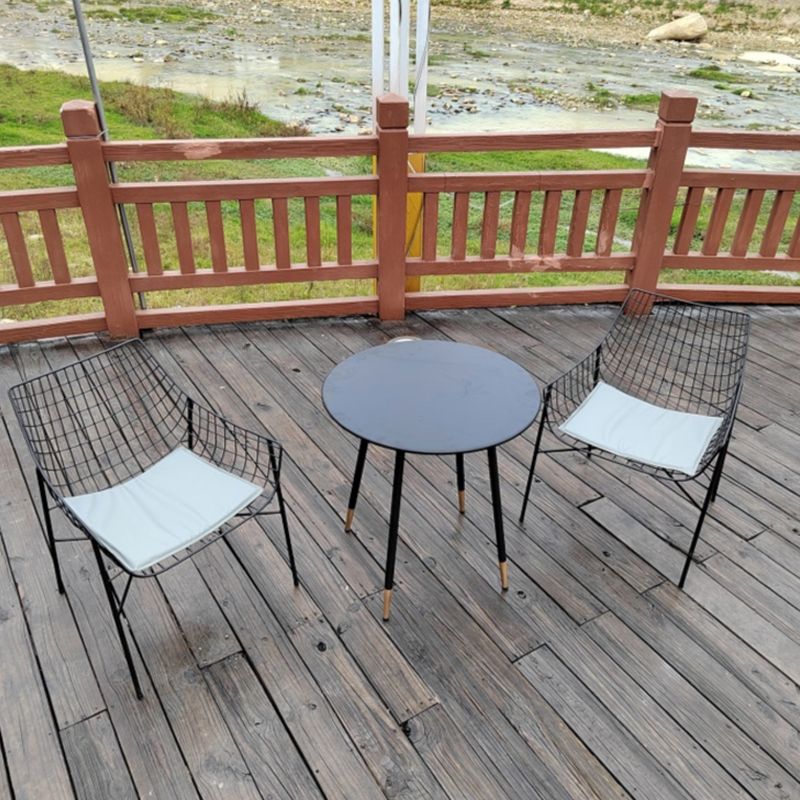 Metal Bistro Table Set 1/3/4/5 Pieces Round Patio Dining Sets