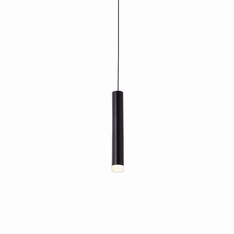 Modern Tubes Pendant Lighting Fixtures Acrylic 1 Light Hanging Lamps for Dinning Room