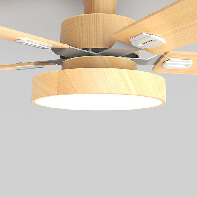 Colorful Ceiling Fan Light Fixture Nordic LED Ceiling Flush Mount for Kids' Room