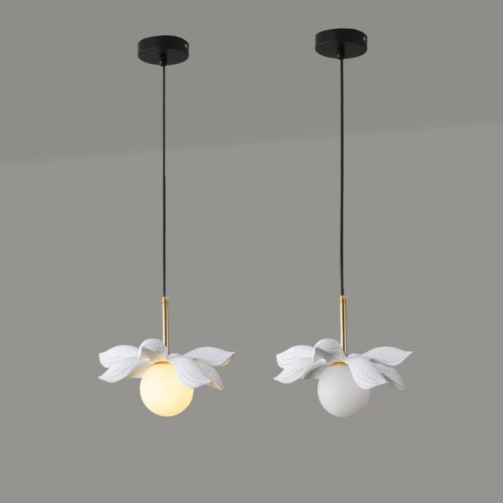 Modern Style Ball Down Lighting Glass 1 Light Hanging Lamp Kit