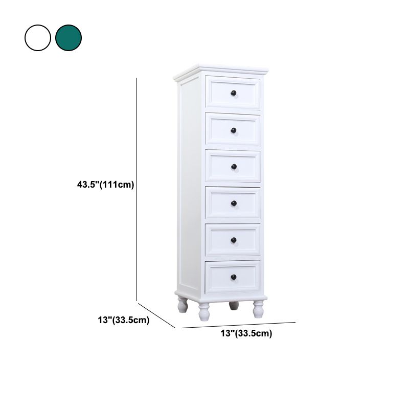 Solid Wood Accent Chest with Drawers Rectangle 13.77" Wide Chest
